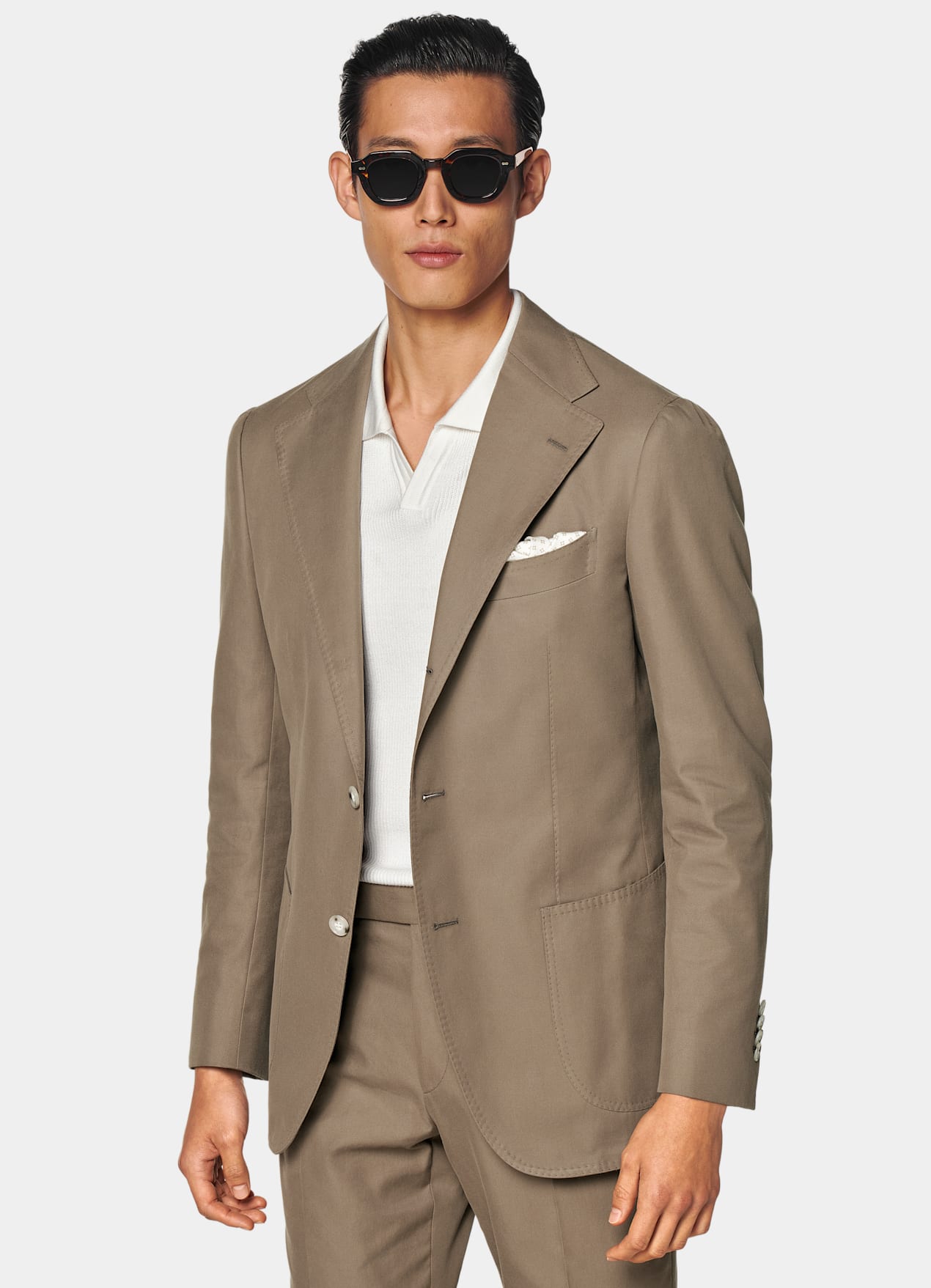 Costume Roma coupe Relaxed taupe