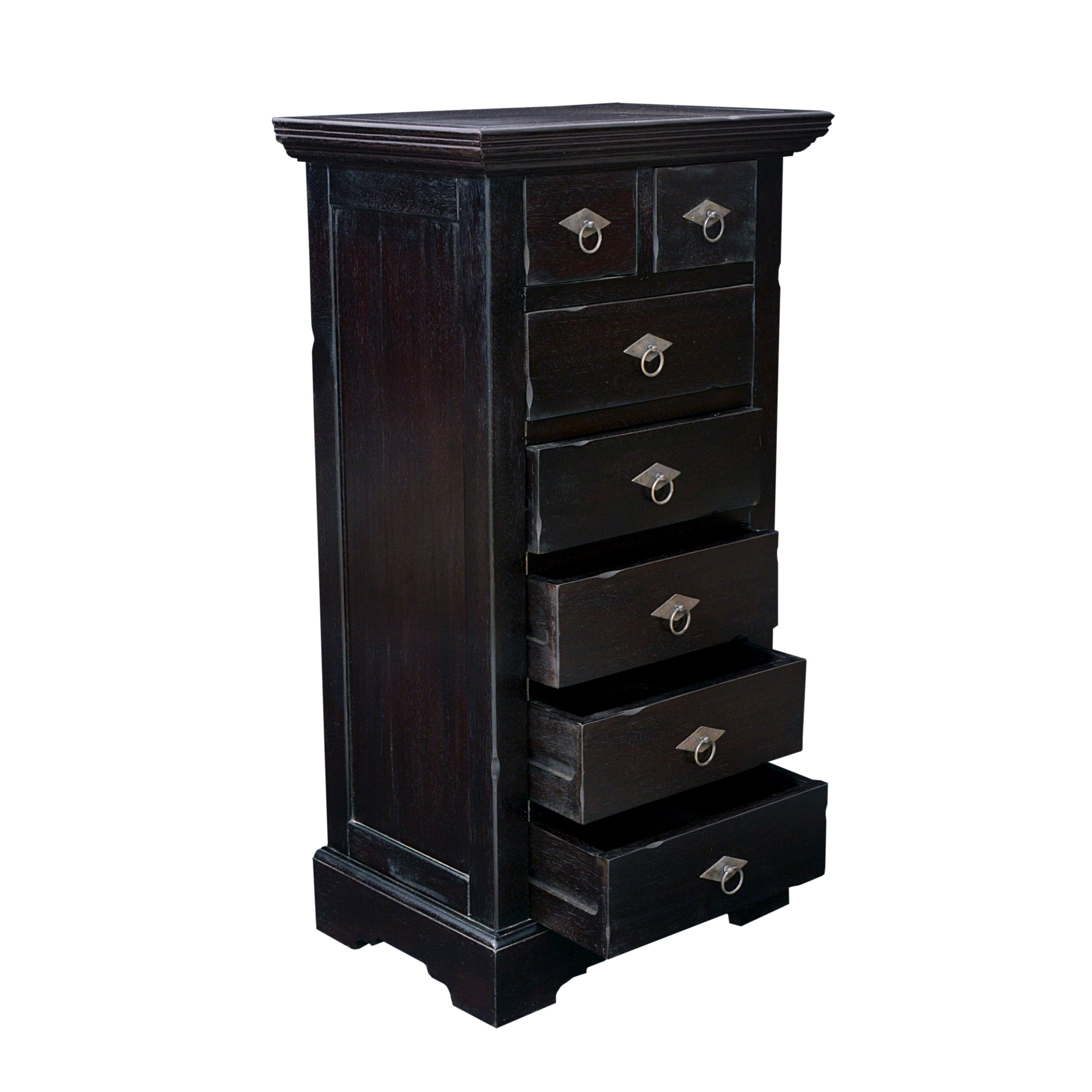 Kommode SAMBA Akazie massiv Schubladenschrank Sideboard Wohnzimmerschrnk