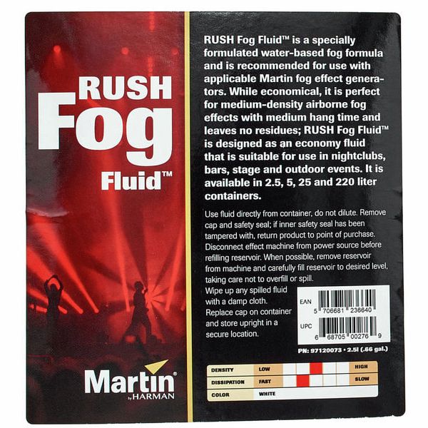 Martin by Harman Rush Fog Fluid 2,5l
