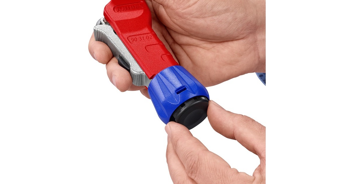 KNIPEXBuissnijder TubiX 90 31 02 BK pijpsnijder  (Rood, Ø 6 - 35mm)