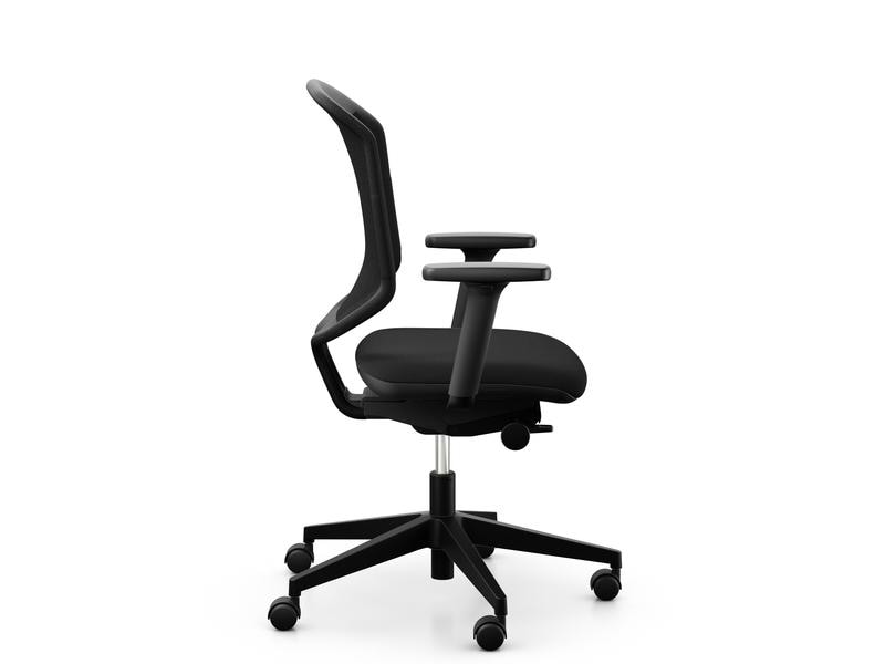 Giroflex Bürostuhl Chair2Go 434 Schwarz Drehstuhl mit hohem Sitzkomfort