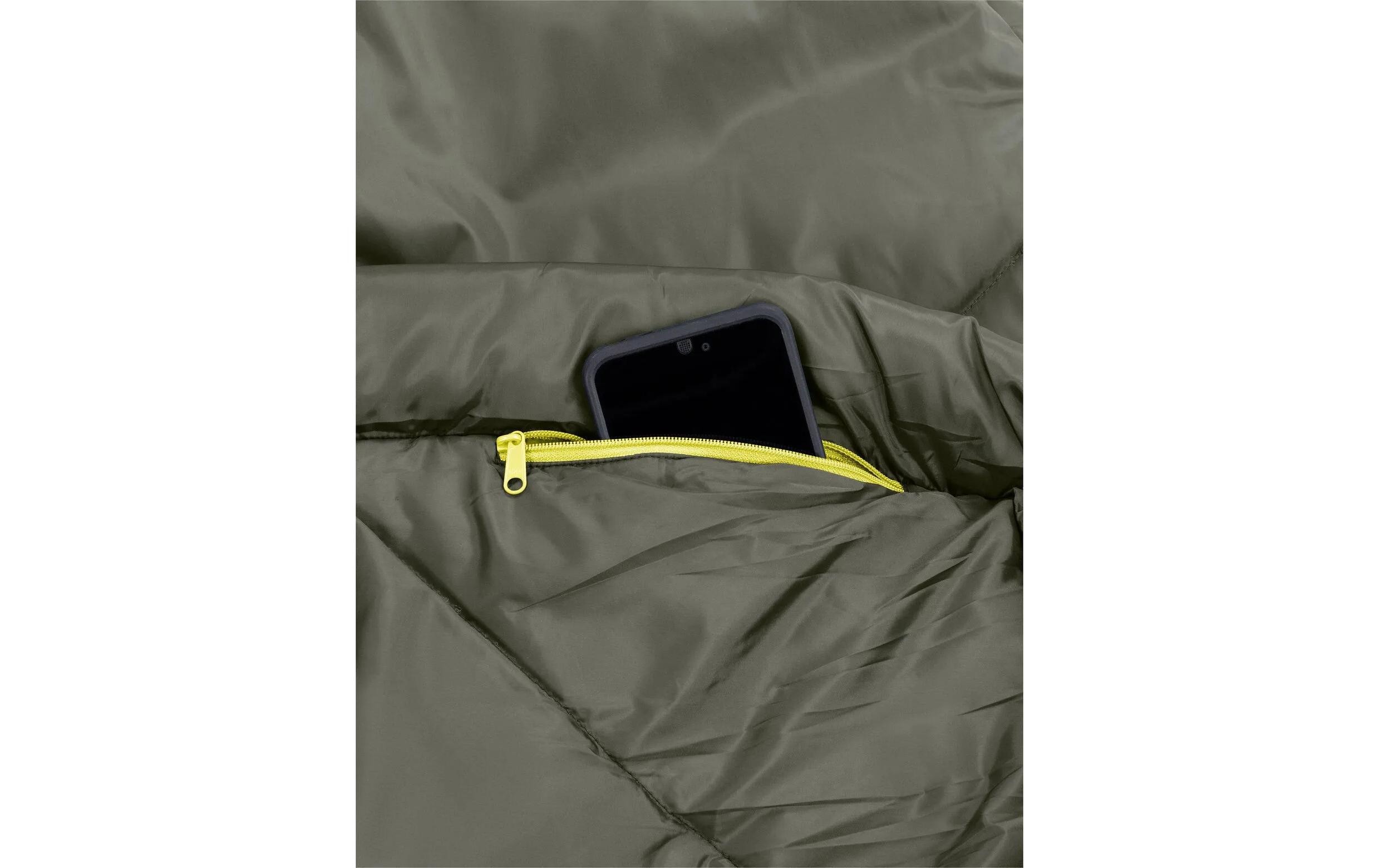 Schlafsack Sioux 800 II SYN Polyester, GrünKunstfaser-Schlafsack