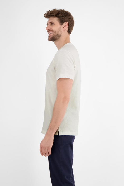 Lerros witte heren t-shirt