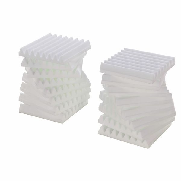 t.akustik Melamine Wedges 30 White