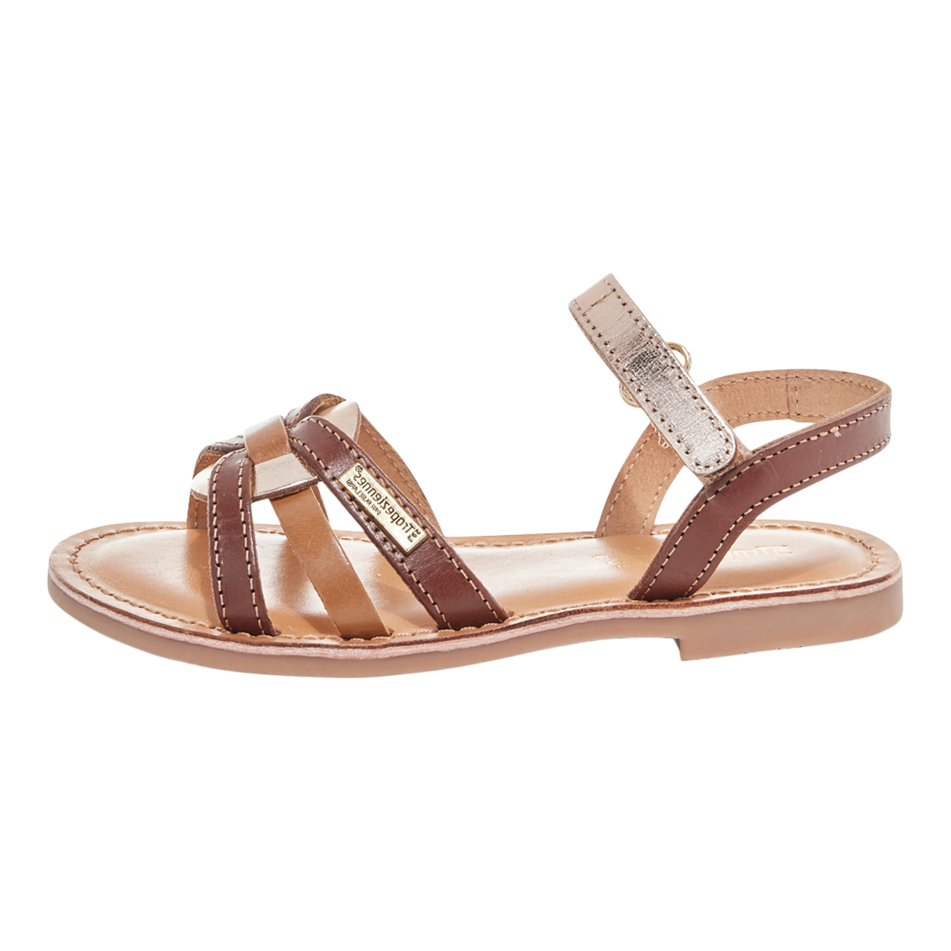 Sandales cuir enfantpar m. Belarbi badalia | Marron