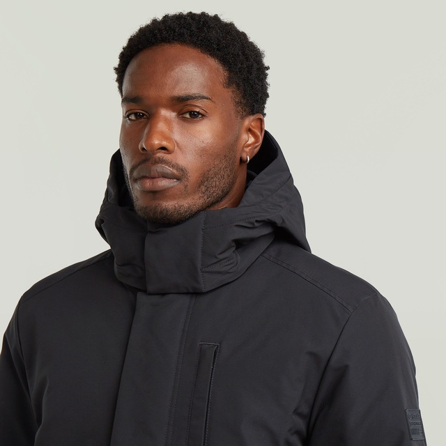 G-STAR Outdoorjacke »Clean Vodan Padded Hooded Jacket« mit Kapuze mit abnehmbarer Kapuze