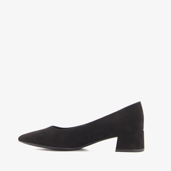 Nova dames pumps met blokhak zwart