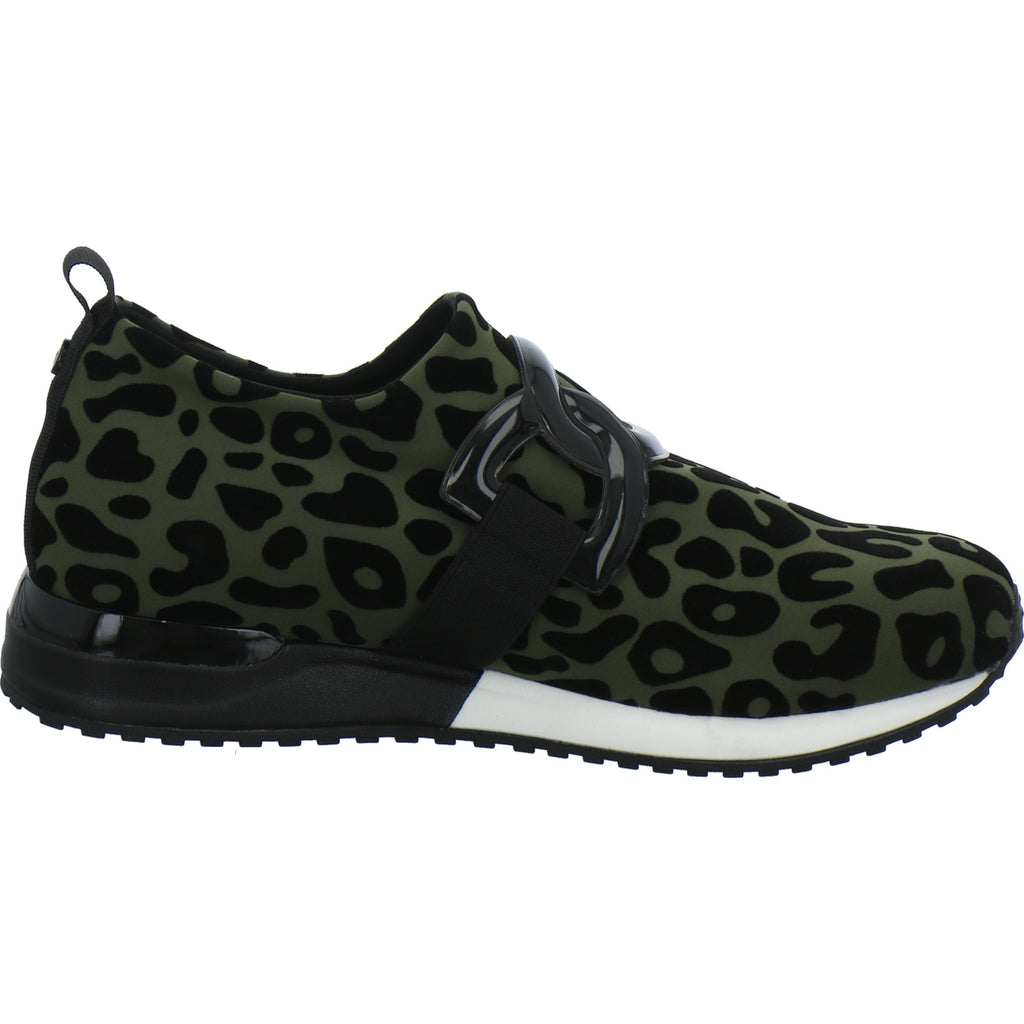 La Strada Slipper Damen oliv
