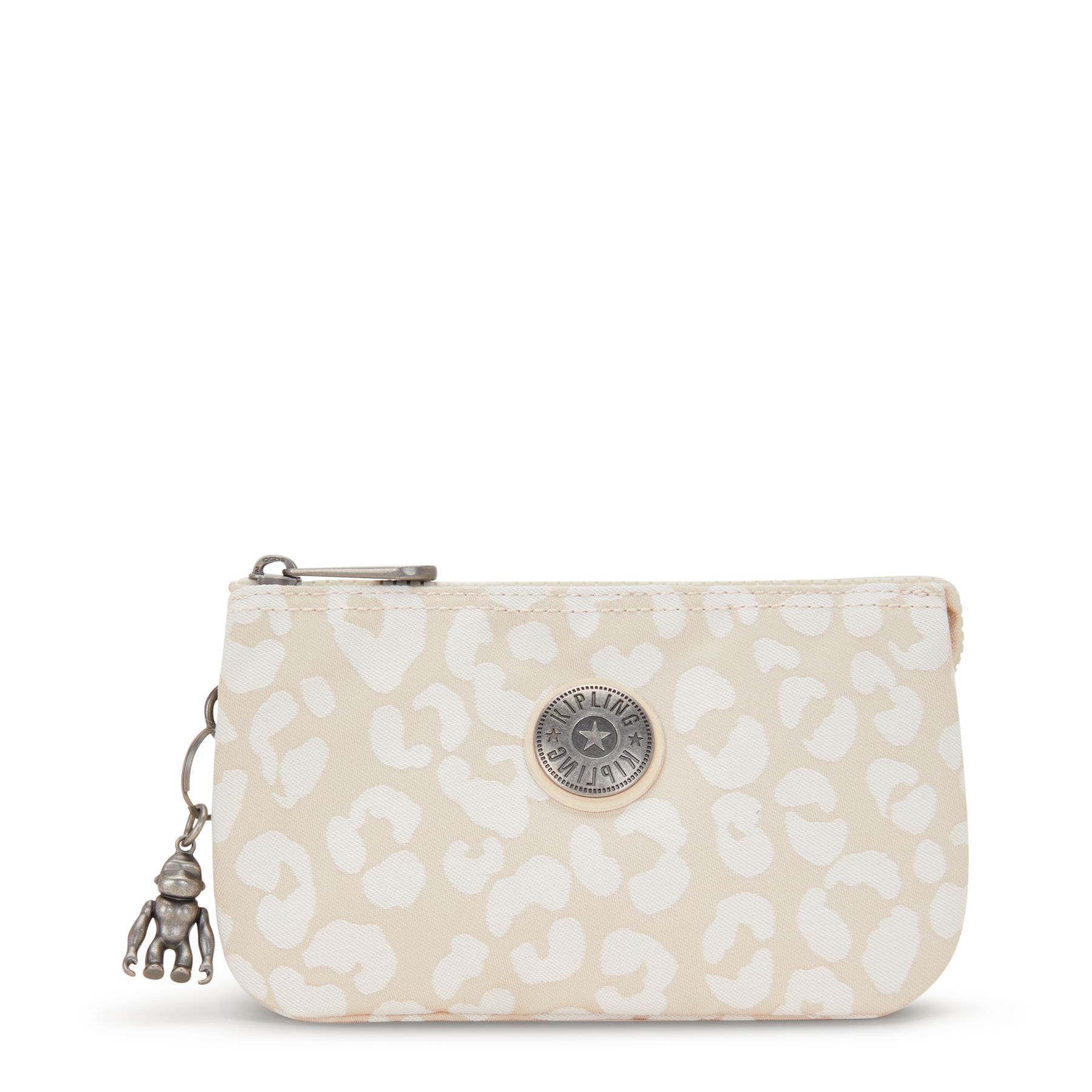 CREATIVITY L Grande pochette multi-usage avec 3 poches - White Cheetah J