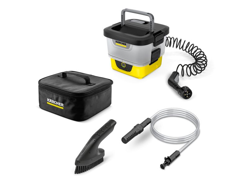 Kärcher Professional Mobile Outdoor Cleaner OC 4   Adventur Kompakte Druckreiniger inkl. Adventure-Zubehörtasche