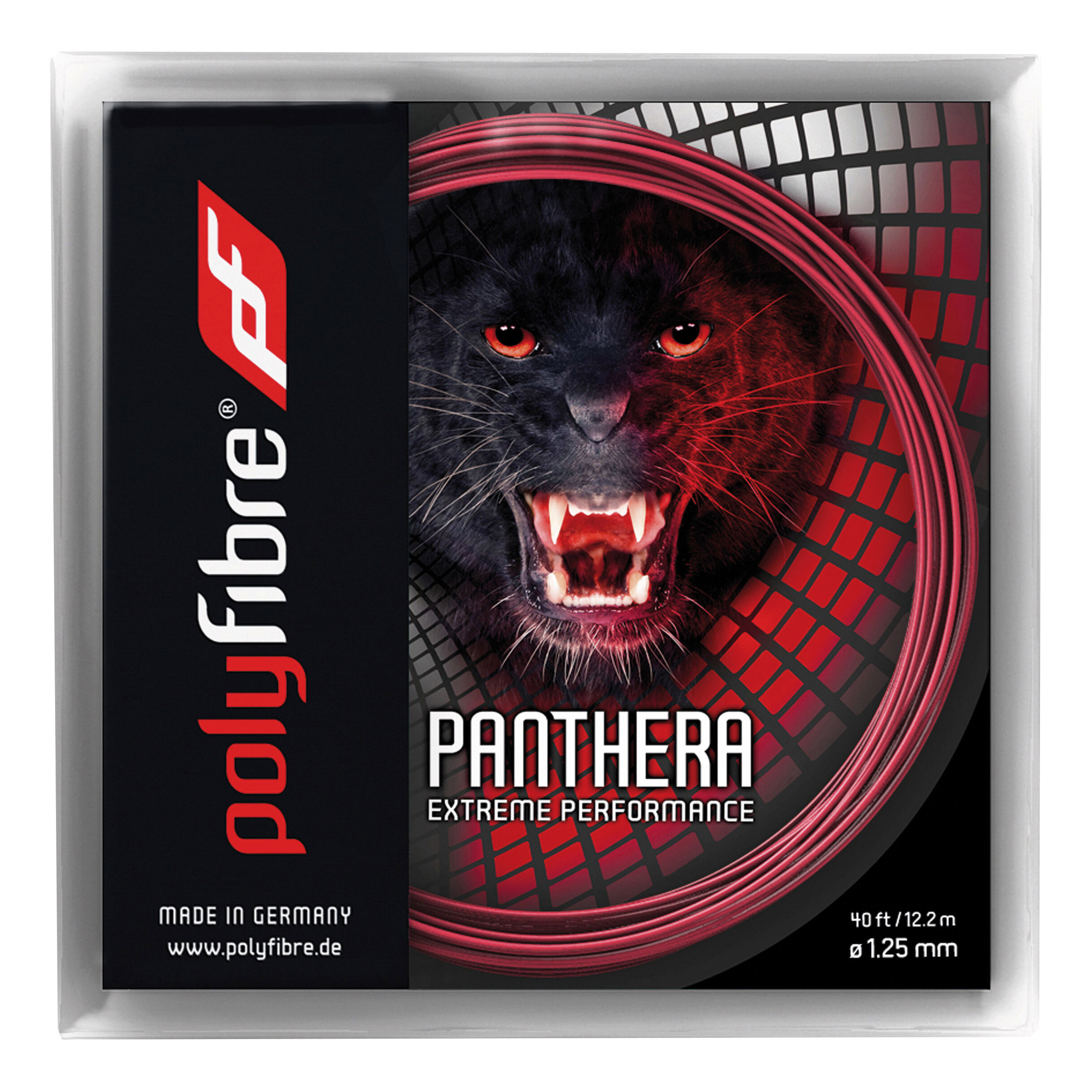 Polyfibre Panthera Cordage En Garniture 12m - Rouge