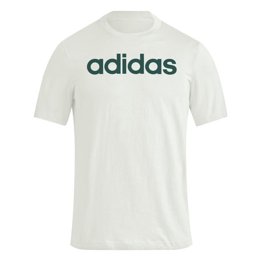 Adidas T-shirt avec logo brodé linéaire en jersey Essentials