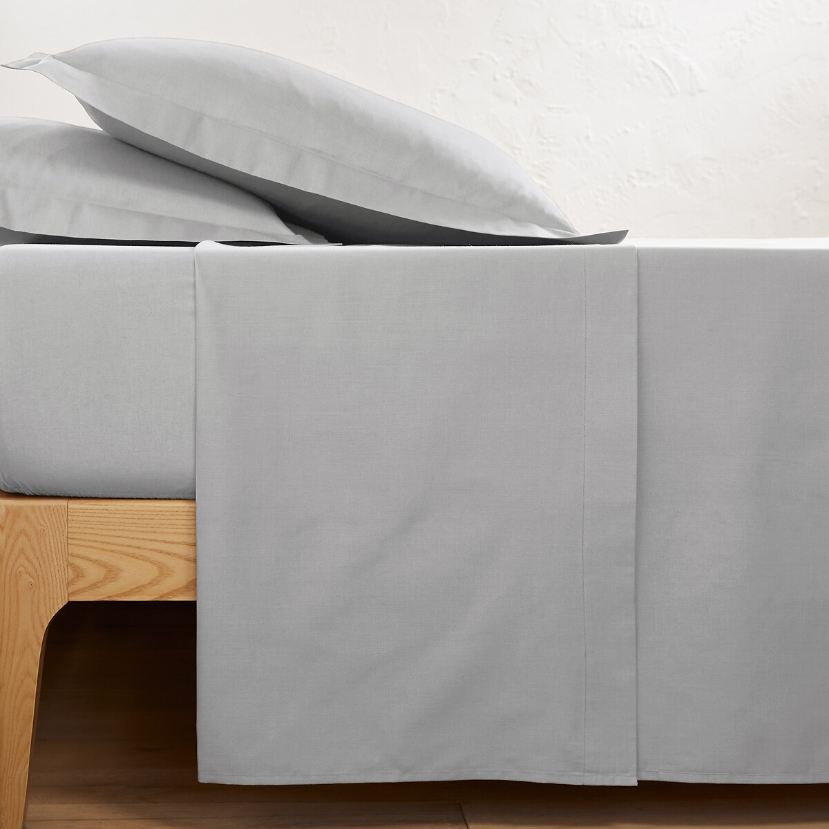 LA REDOUTE INTERIEURS<br>Effen plat laken em tergal, Cenário