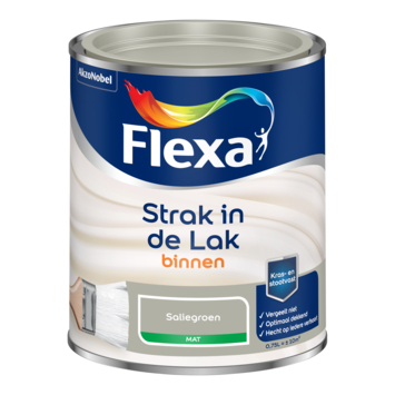 Flexa Strak in de Lak binnenlak mat saliegroen 750 ml