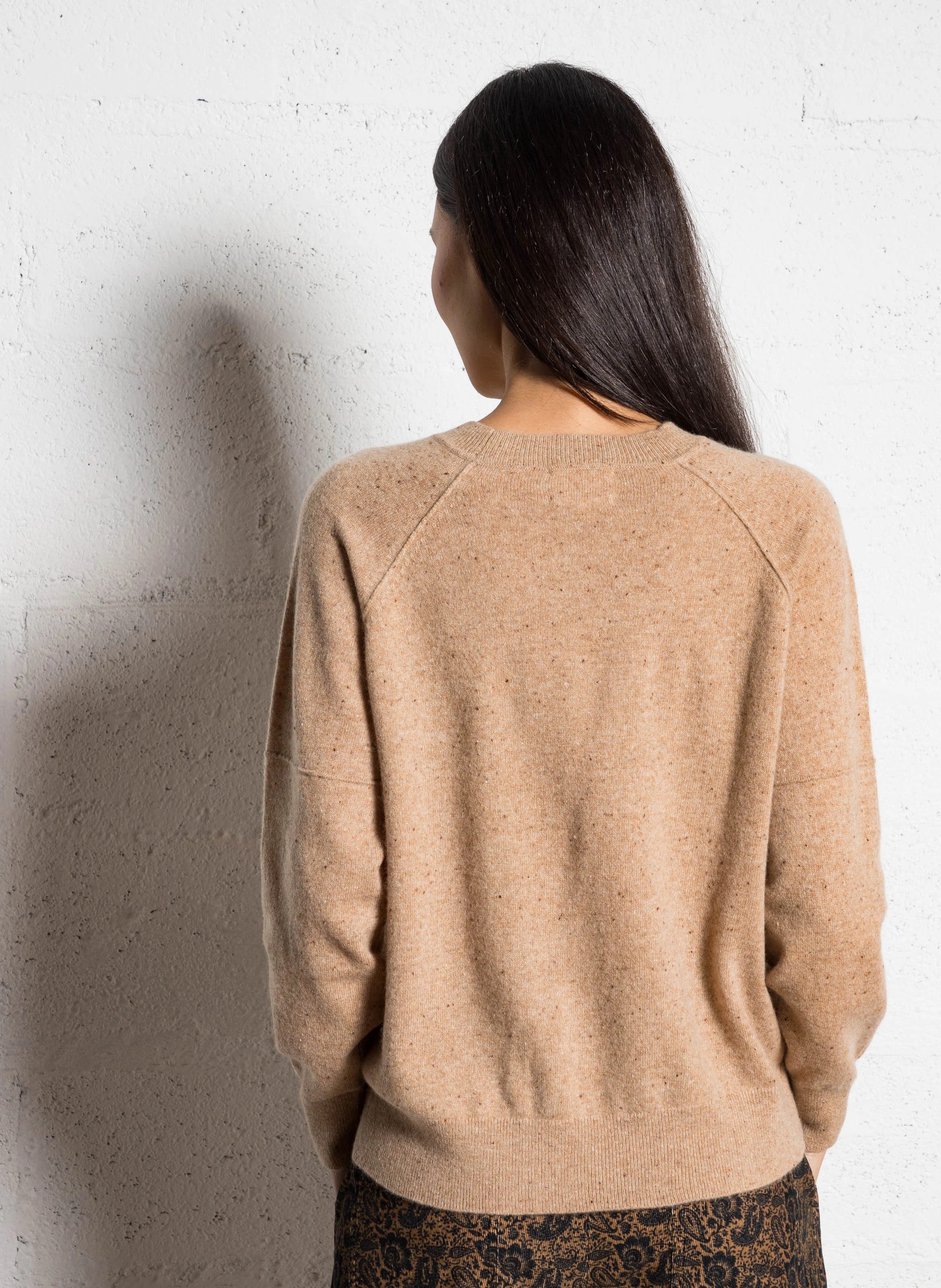 ARY BIS - Pull col rond en cachemire | Beige