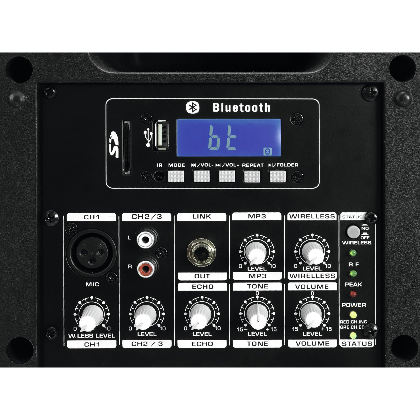 Omnitronic WAMS-65BT PA accu systeem met microfoon