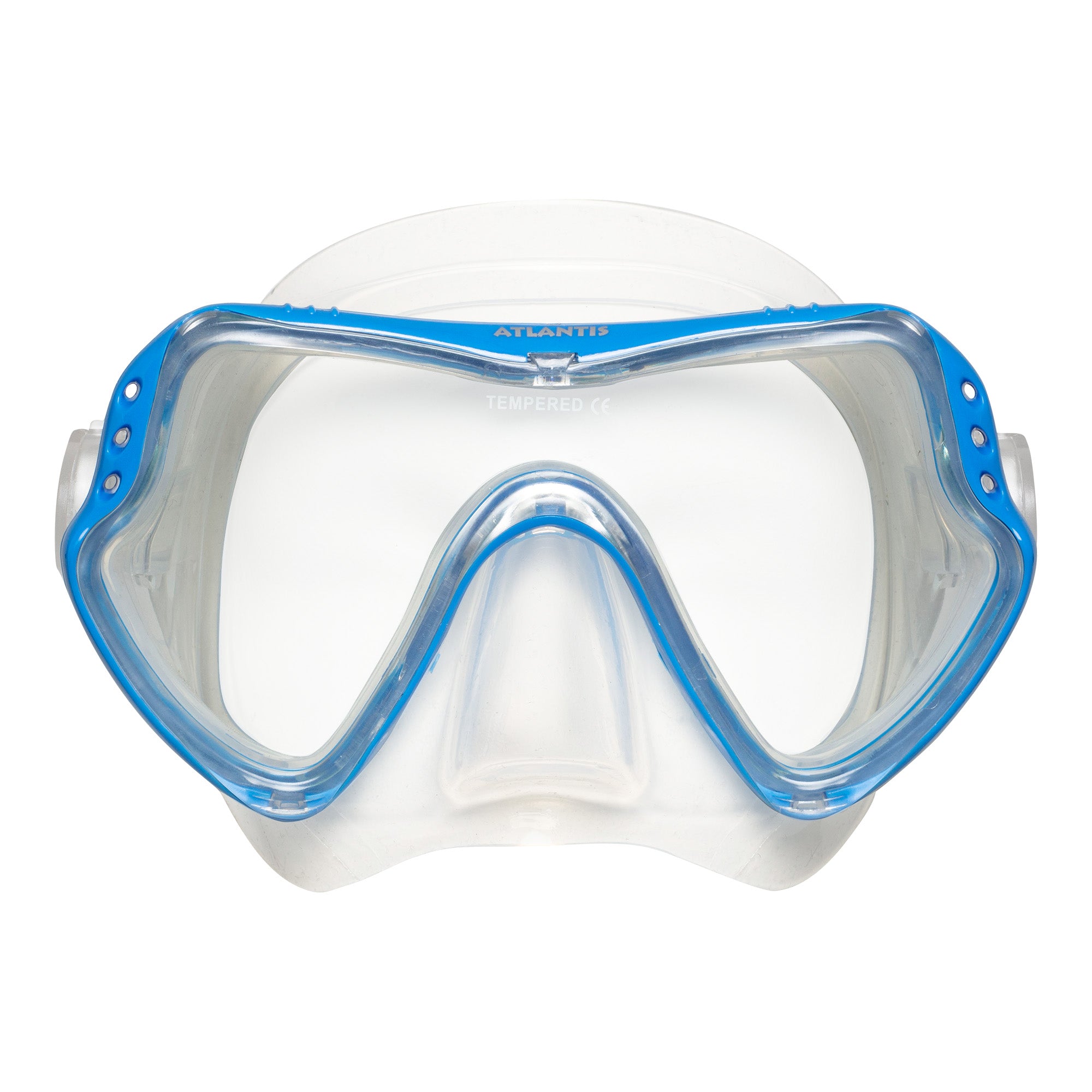 Atlantis Samana Pro Snorkelset - White/Blue