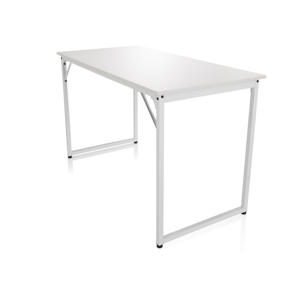 Schreibtisch WORKSPACE II Melaminharzbeschichtete Spanplatte, Gestell pulverbeschichteter Stahl hjh OFFICE