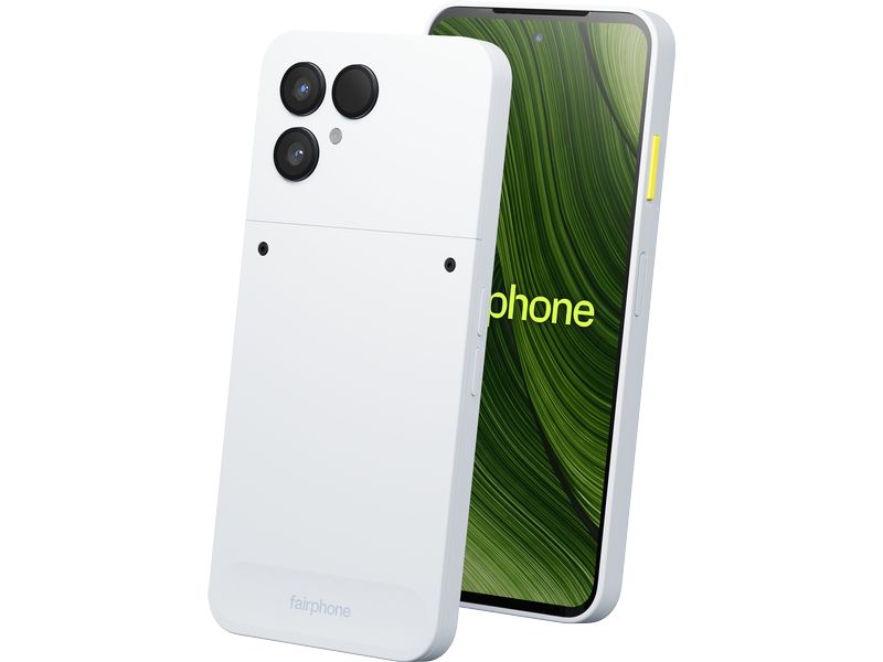 Fairphone Fairphone 6 256 GB Cloud white Nachhaltiges Android-Smartphone aus fairer Produktion mit recycelten Materialien