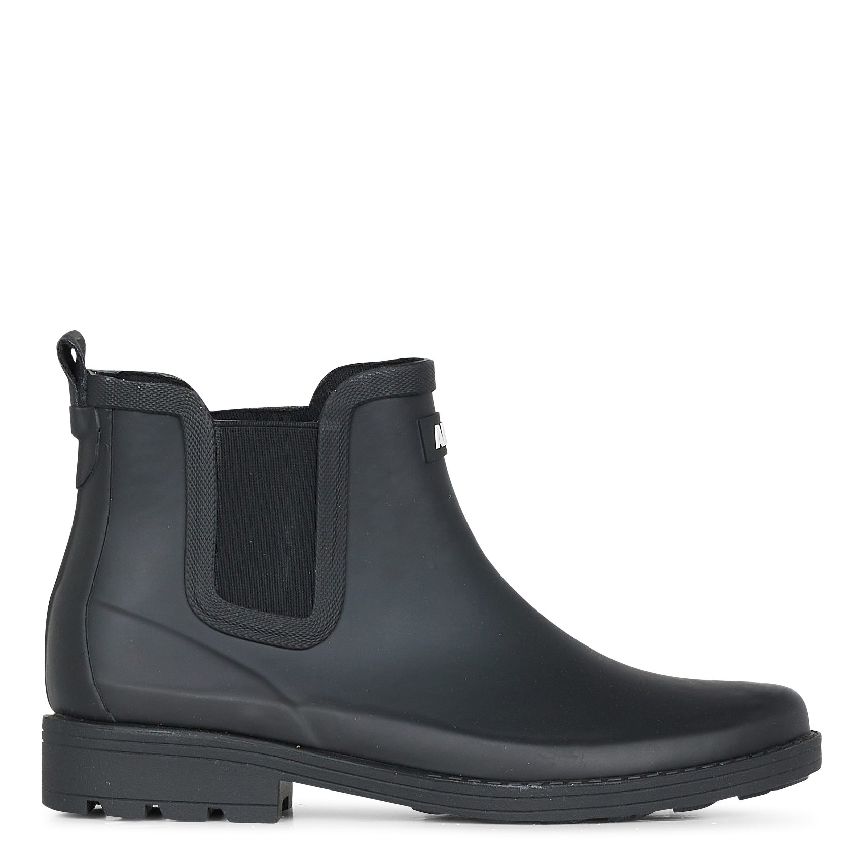 CARVILLE 2 - Bottines logo brodé en gomme | Noir