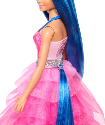Barbie Sapphire Dukke med Blått Hår & Enhjørning