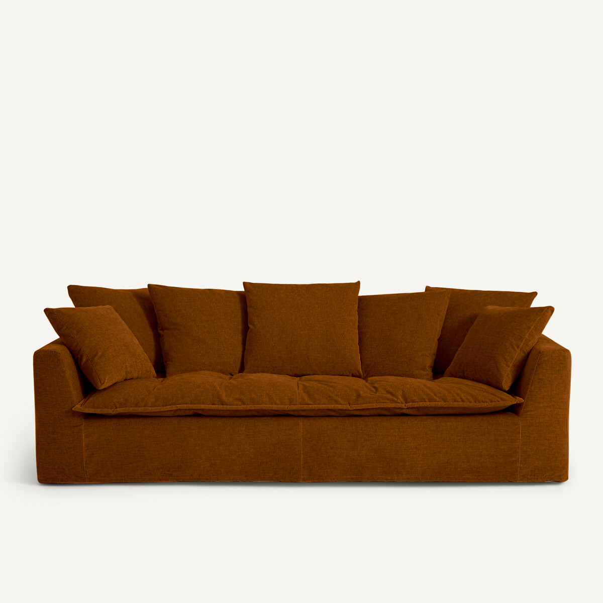 AM.PM<br>Sofá de veludo chenille, Otavia