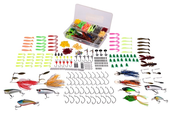 Coffret multi-leurres Fish4All durs, souples et métalliques (311pcs)