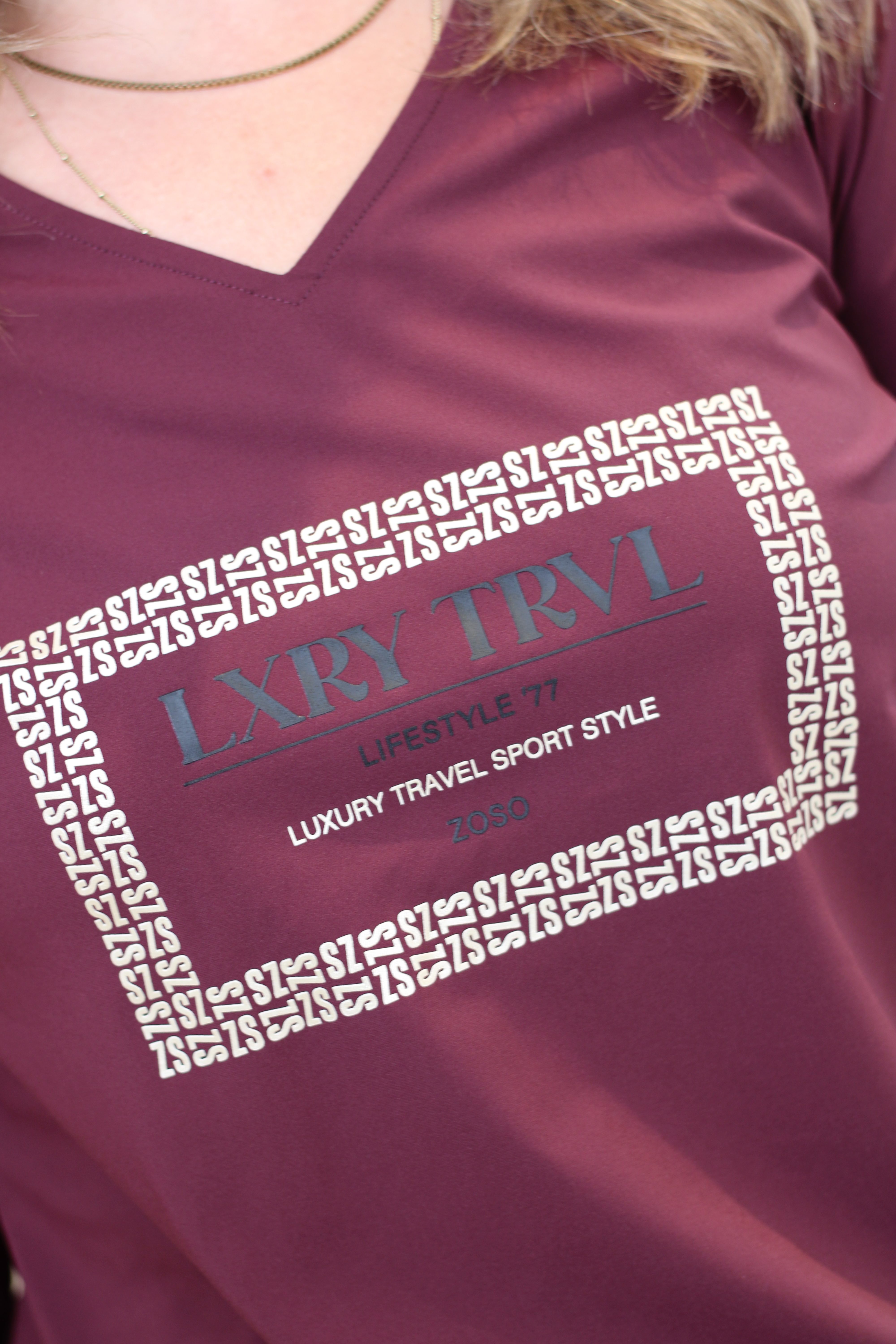 Zoso - Fame Travel T-Shirt - Bordeaux