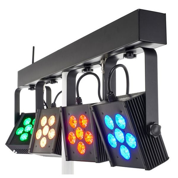 Stairville CLB8 Compact LED Bar 8 Bundle