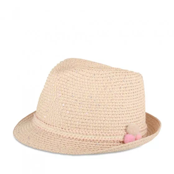 Chapeau BEIGE LOVELY SKULL