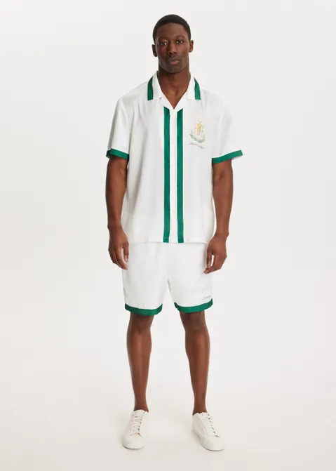 Overhemd satijn off-white (WIT.O)