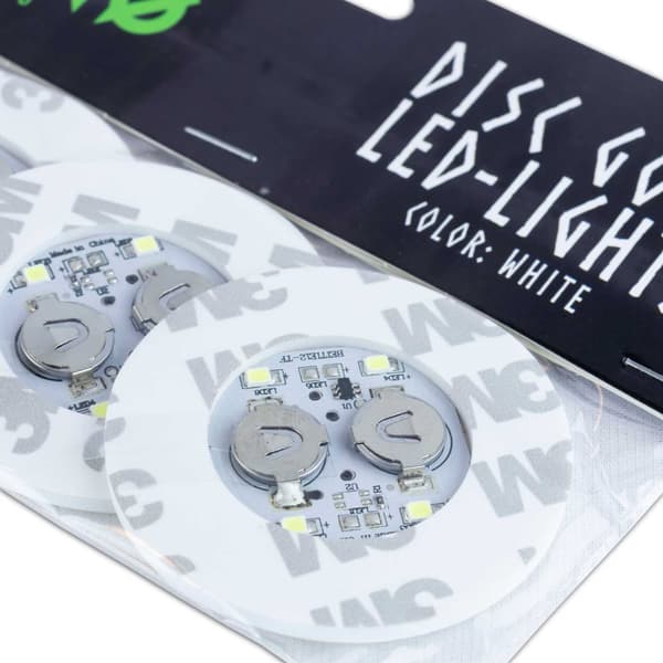 Viking Discs LED-lys for disker, hvit (4stk)
