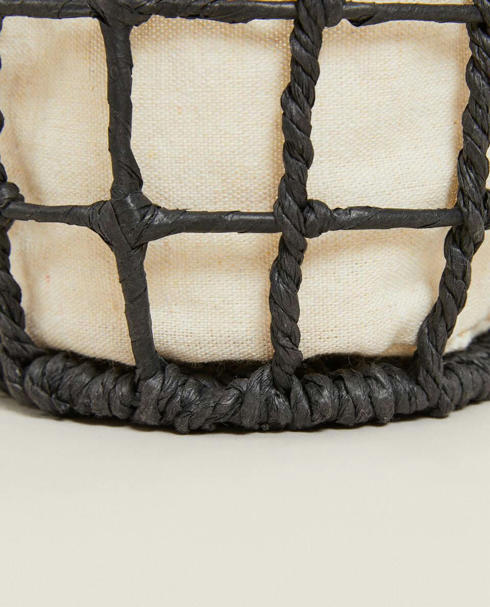CESTO DE PAPEL PRETO