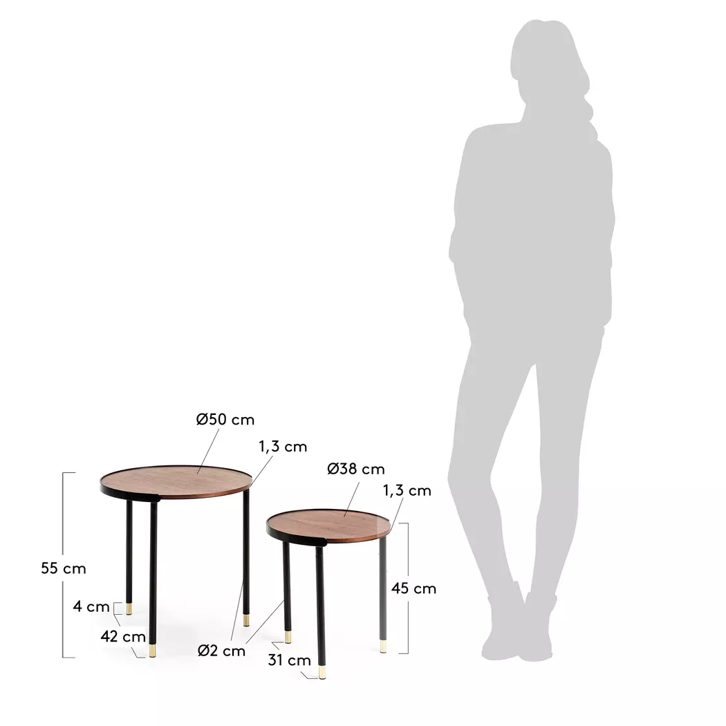 Beistelltisch Aliner 2er Set