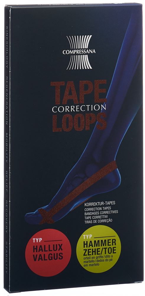 COMPRESSANA TAPE LOOPS<br>1 Paar, GrII, diamant