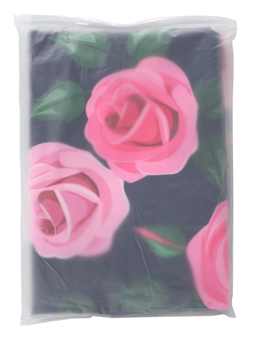 Housse de valise Periea Purple with Pink Roses L