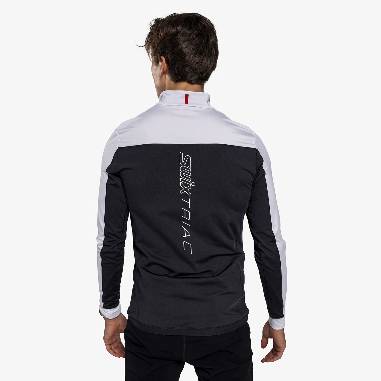 Swix Triac Dry Long Sleeve Herre Black/Bright White