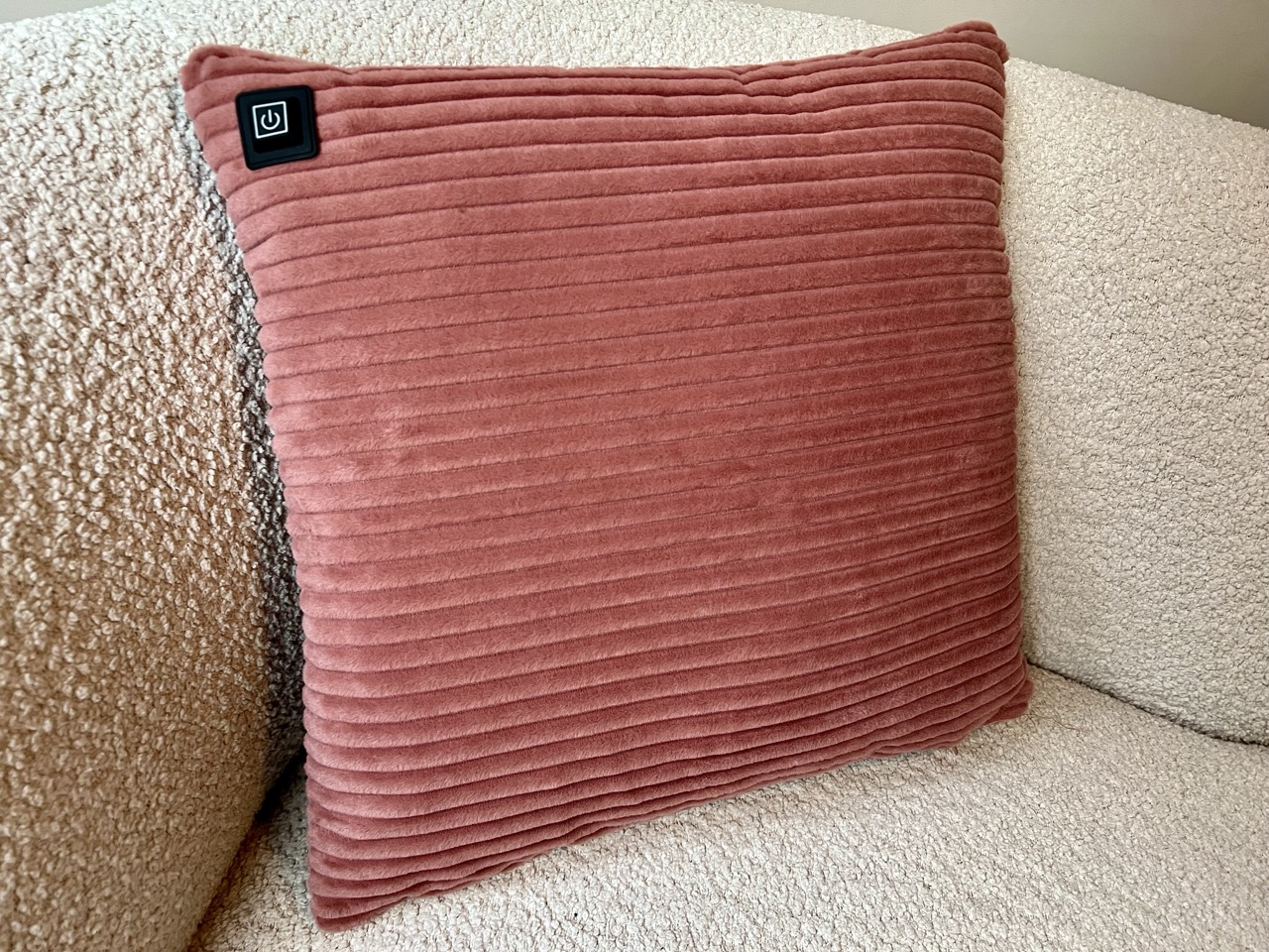 Warmpi fluweel warmtekussen - Rib Pink