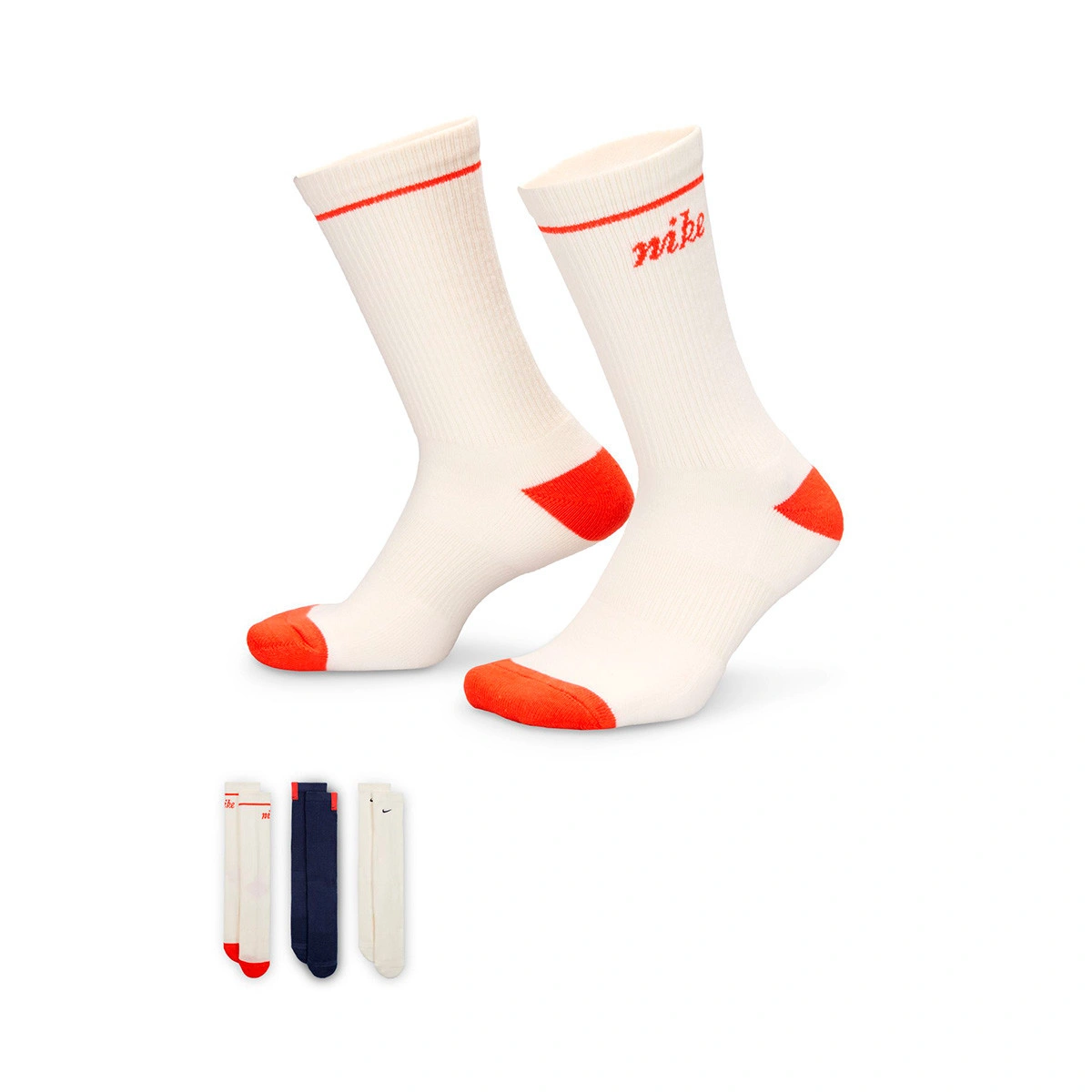 Meias Nike Everyday Cushioned Cre(3 Pares) 144 Mulher