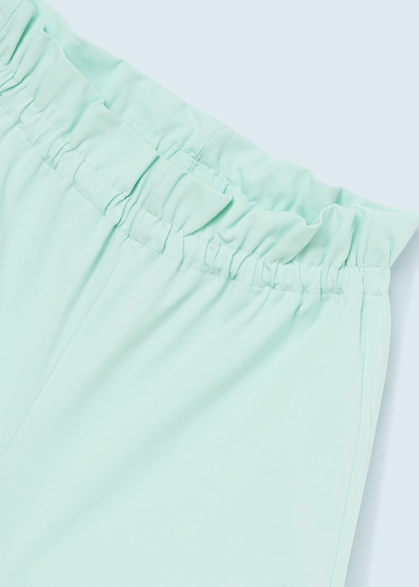 Conjunto de duas peças em algodão sustentável para meninas