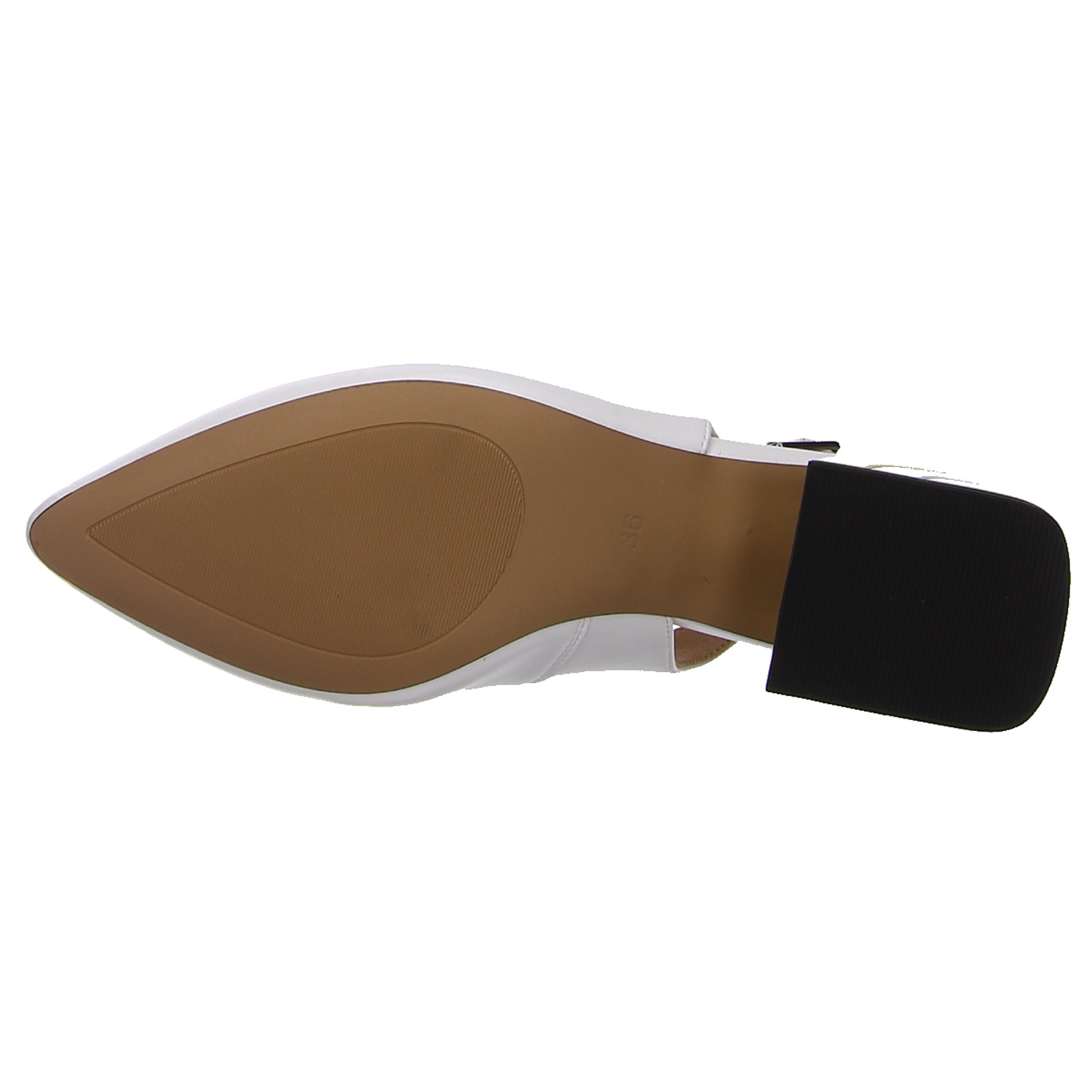 HBH Slingpumps weiß weiss/weiss kombi