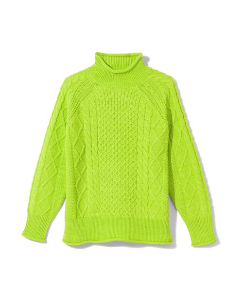 pull en maille femme Zelda vert
