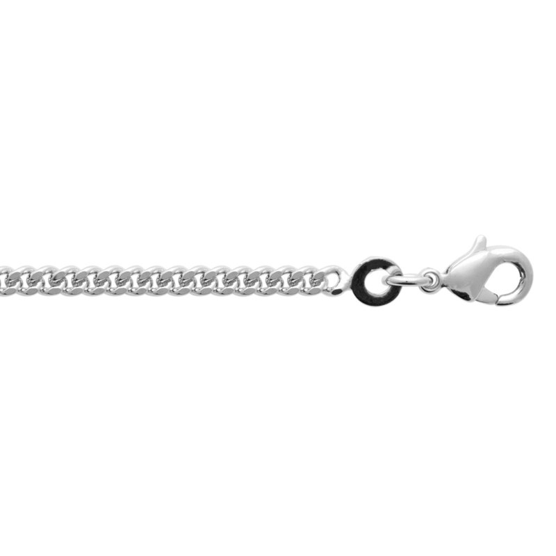 Chaine Homme - Argent 925 - Chaîne gourmette - Largeur : 2,4 mm - Longueur : 50 cm