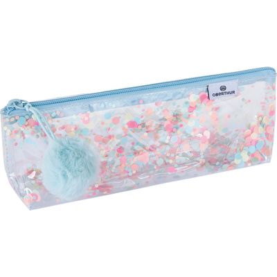 Trousse triangulaire Confettis - 1 compartiment - différents modèles disponibles - Oberthur
