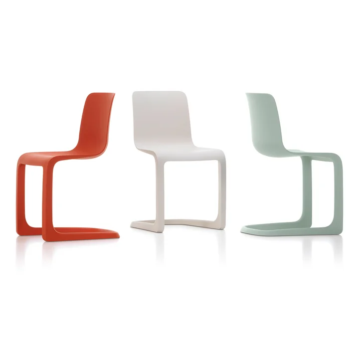 Vitra - EVO-C Vollkunststoff-Stuhl, graphite grey