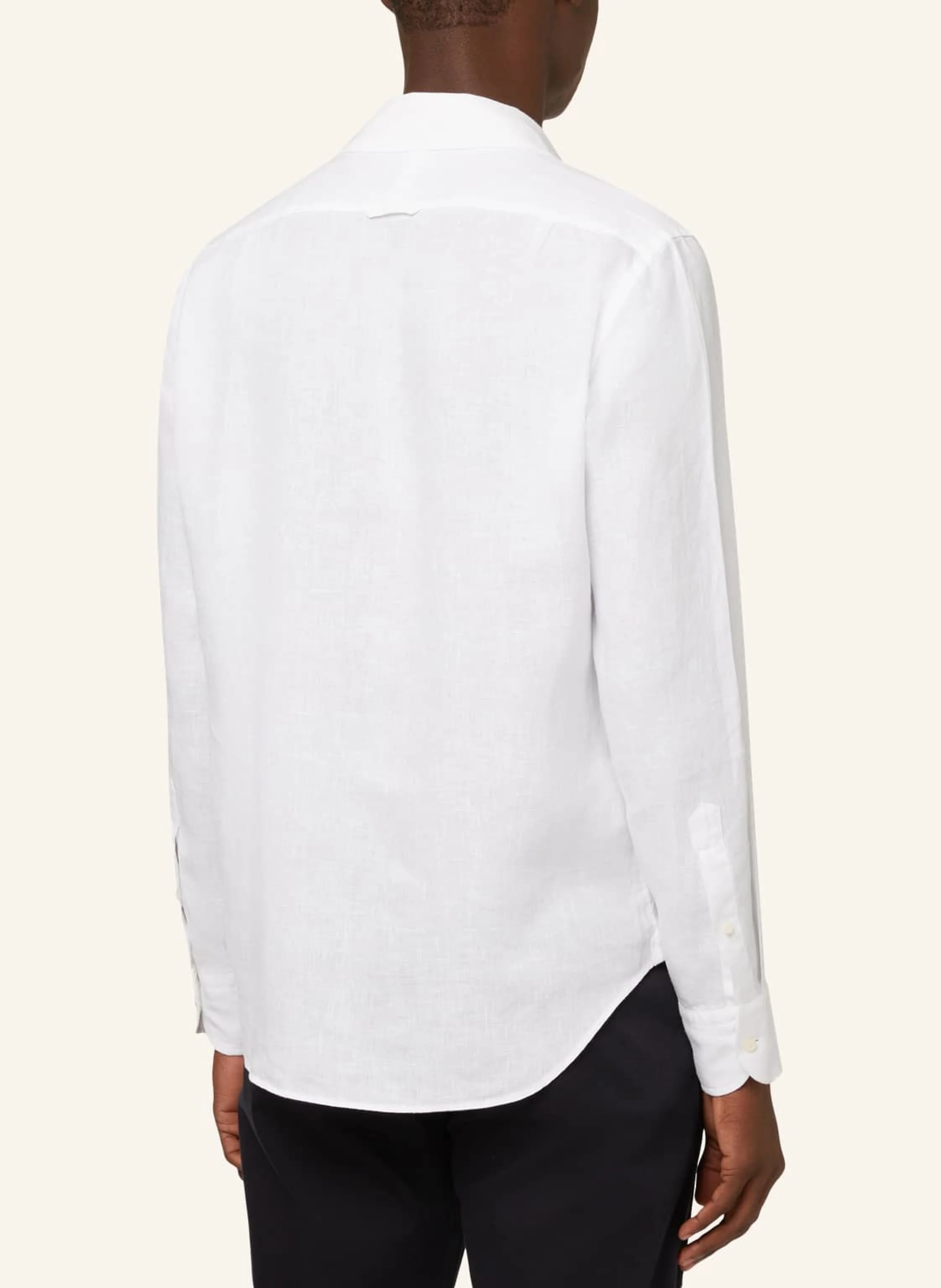 BOGGI MILANO Leinenhemd Regular Fit