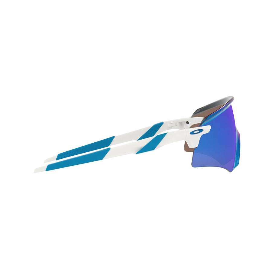 Oakley Encoder Sport Zonnebril Wit Met Prizm Sapphire Lens