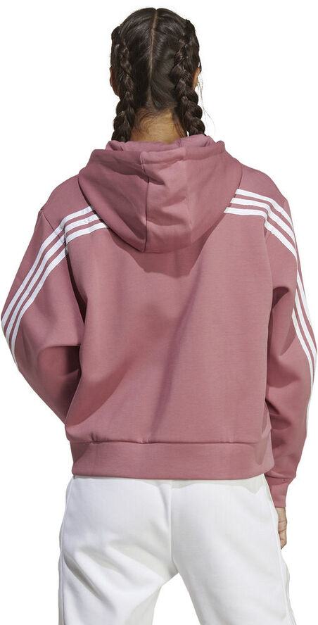 adidas Future Icons 3-Stripes Full-Zip hættetrøje Pink