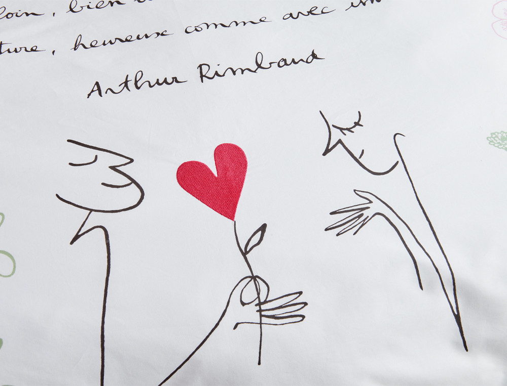 Housse de couette-Le linge amoureux