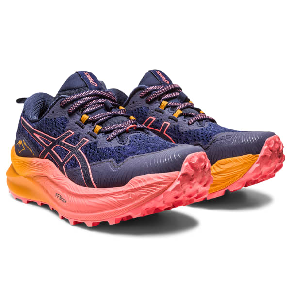 Chaussure trail ASICS TRABUCO MAX 2 MIDNIGHT/PAPAYA